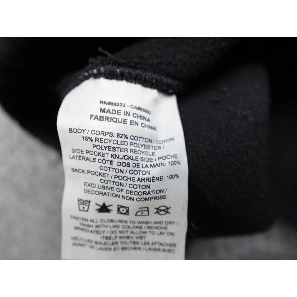 Jordan Sweatpants Men Size S Black Zipper Pockets‎ CQ6673-010 Joggers